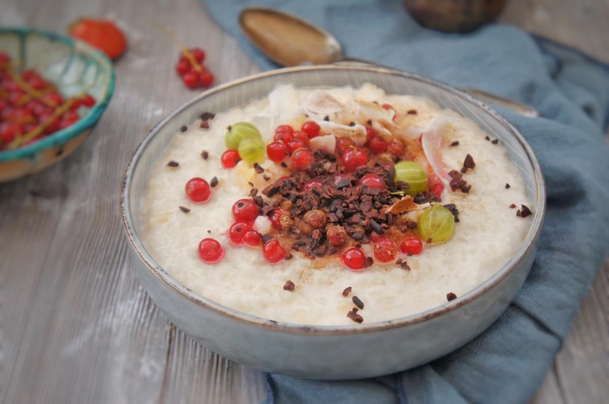 Veganer Milchreis aus dem Instant Pot / Schnellkochtopf